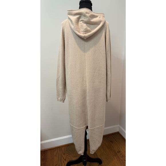 Original USA Beige Sweater Dress with Hood - Picture 2 of 4